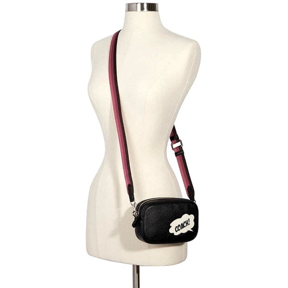 COACH │ MARVEL Black and Pink Crossbody and Belt Bag (2 in 1 Bag) - Picture 1 of 5